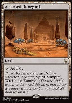 Accursed Duneyard⁣ - Commander: Aetherdrift⁣ (Rare)⁣ [20]
