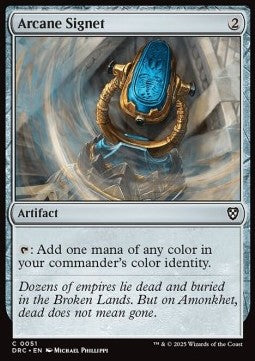 Arcane Signet (V.2)⁣ - Commander: Aetherdrift⁣ (Common)⁣ [51]