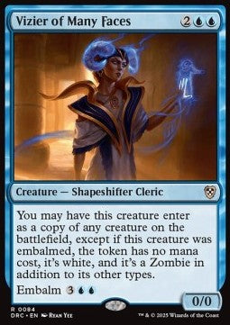Vizier of Many Faces⁣ - Commander: Aetherdrift⁣ (Rare)⁣ [84]