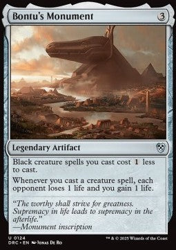 Bontu's Monument⁣ - Commander: Aetherdrift⁣ (Uncommon)⁣ [124]