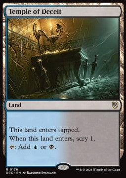 Temple of Deceit⁣ - Commander: Aetherdrift⁣ (Rare)⁣ [176]