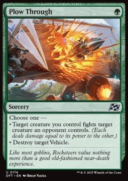 Plow Through⁣ - Aetherdrift⁣ (Uncommon)⁣ [174]