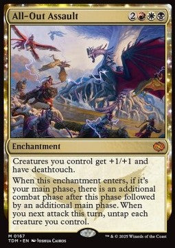 All-Out Assault⁣ - Tarkir: Dragonstorm⁣ (Mythic)⁣ [167]