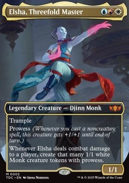 Elsha, Threefold Master⁣ - Commander: Tarkir: Dragonstorm⁣ (Mythic)⁣ [2]