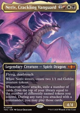 Neriv, Crackling Vanguard⁣ - Commander: Tarkir: Dragonstorm⁣ (Mythic)⁣ [6]
