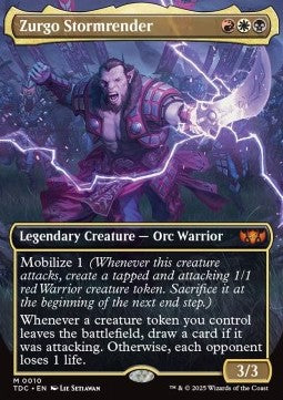 Zurgo Stormrender⁣ - Commander: Tarkir: Dragonstorm⁣ (Mythic)⁣ [10]