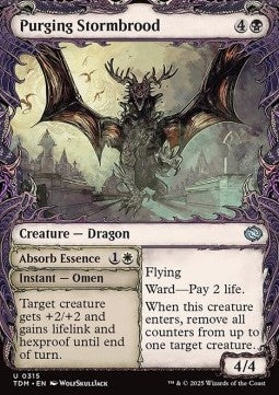 Purging Stormbrood // Absorb Essence⁣ - Tarkir: Dragonstorm: Extras⁣ (Uncommon)⁣ [315]
