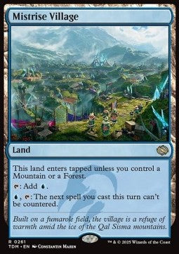 Mistrise Village⁣ - Tarkir: Dragonstorm⁣ (Rare)⁣ [261]