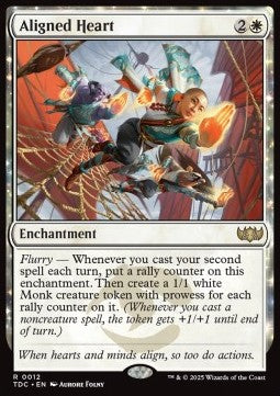 Aligned Heart⁣ - Commander: Tarkir: Dragonstorm⁣ (Rare)⁣ [12]