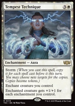 Tempest Technique⁣ - Commander: Tarkir: Dragonstorm⁣ (Rare)⁣ [16]