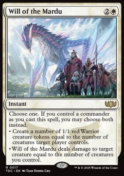 Will of the Mardu⁣ - Commander: Tarkir: Dragonstorm⁣ (Rare)⁣ [17]