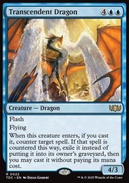 Transcendent Dragon⁣ - Commander: Tarkir: Dragonstorm⁣ (Rare)⁣ [22]