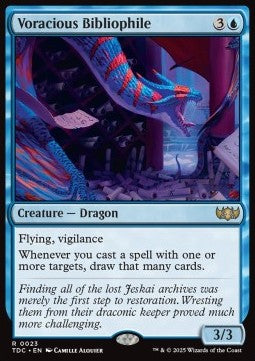 Voracious Bibliophile⁣ - Commander: Tarkir: Dragonstorm⁣ (Rare)⁣ [23]