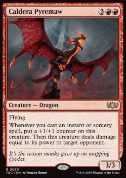 Caldera Pyremaw⁣ - Commander: Tarkir: Dragonstorm⁣ (Rare)⁣ [33]