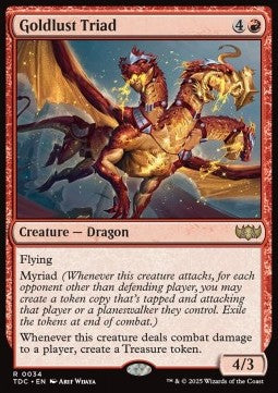 Goldlust Triad⁣ - Commander: Tarkir: Dragonstorm⁣ (Rare)⁣ [34]