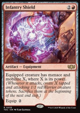 Infantry Shield⁣ - Commander: Tarkir: Dragonstorm⁣ (Rare)⁣ [35]