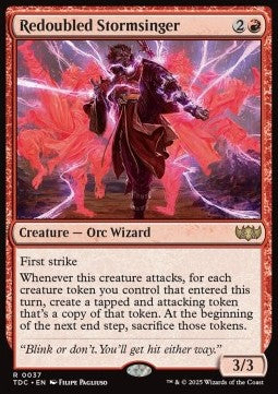 Redoubled Stormsinger⁣ - Commander: Tarkir: Dragonstorm⁣ (Rare)⁣ [37]