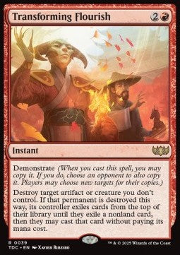 Transforming Flourish⁣ - Commander: Tarkir: Dragonstorm⁣ (Rare)⁣ [39]