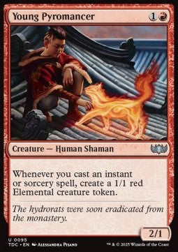 Young Pyromancer⁣ - Commander: Tarkir: Dragonstorm⁣ (Uncommon)⁣ [95]