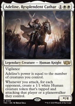 Adeline, Resplendent Cathar⁣ - Commander: Tarkir: Dragonstorm⁣ (Rare)⁣ [108]