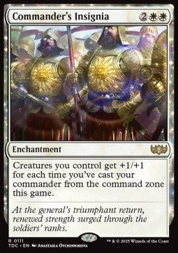 Commander's Insignia⁣ - Commander: Tarkir: Dragonstorm⁣ (Rare)⁣ [111]