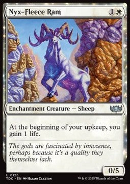 Nyx-Fleece Ram - Commander: Tarkir: Dragonstorm (Uncommon) [TDC-126]