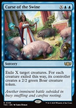 Curse of the Swine⁣ - Commander: Tarkir: Dragonstorm⁣ (Rare)⁣ [149]