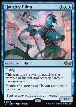 Haughty Djinn⁣ - Commander: Tarkir: Dragonstorm⁣ (Rare)⁣ [154]