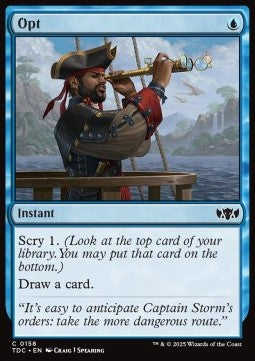 Opt⁣ - Commander: Tarkir: Dragonstorm⁣ (Common)⁣ [158]