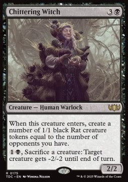 Chittering Witch⁣ - Commander: Tarkir: Dragonstorm⁣ (Rare)⁣ [175]