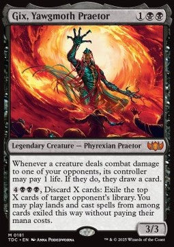 Gix, Yawgmoth Praetor⁣ - Commander: Tarkir: Dragonstorm⁣ (Mythic)⁣ [181]