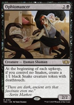 Ophiomancer⁣ - Commander: Tarkir: Dragonstorm⁣ (Rare)⁣ [193]