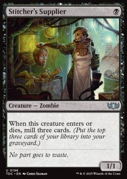 Stitcher's Supplier - Commander: Tarkir: Dragonstorm (Uncommon) [TDC-196]