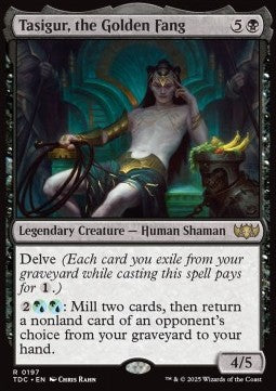 Tasigur, the Golden Fang - Commander: Tarkir: Dragonstorm (Rare) [TDC-197]