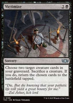 Victimize - Commander: Tarkir: Dragonstorm (Uncommon) [TDC-198]