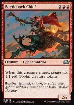 Beetleback Chief⁣ - Commander: Tarkir: Dragonstorm⁣ (Uncommon)⁣ [205]