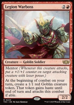 Legion Warboss⁣ - Commander: Tarkir: Dragonstorm⁣ (Rare)⁣ [220]