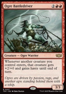 Ogre Battledriver⁣ - Commander: Tarkir: Dragonstorm⁣ (Rare)⁣ [227]