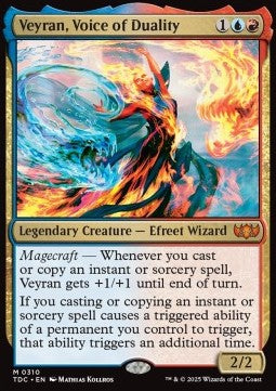 Veyran, Voice of Duality⁣ - Commander: Tarkir: Dragonstorm⁣ (Mythic)⁣ [310]