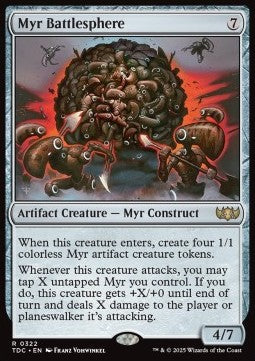 Myr Battlesphere⁣ - Commander: Tarkir: Dragonstorm⁣ (Rare)⁣ [322]