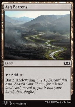 Ash Barrens⁣ - Commander: Tarkir: Dragonstorm⁣ (Common)⁣ [339]