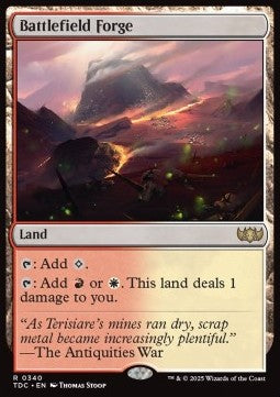 Battlefield Forge⁣ - Commander: Tarkir: Dragonstorm⁣ (Rare)⁣ [340]