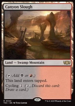 Canyon Slough⁣ - Commander: Tarkir: Dragonstorm⁣ (Rare)⁣ [344]