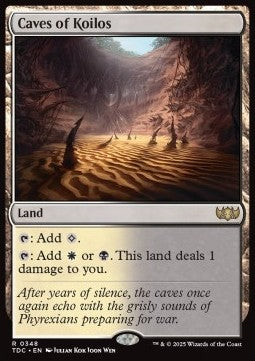 Caves of Koilos⁣ - Commander: Tarkir: Dragonstorm⁣ (Rare)⁣ [348]