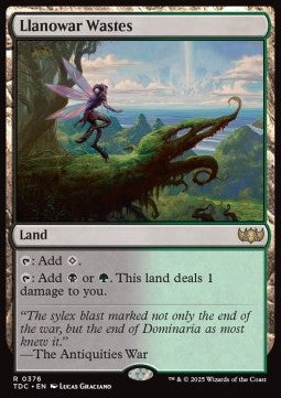 Llanowar Wastes - Commander: Tarkir: Dragonstorm (Rare) [TDC-376]