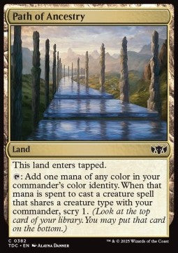 Path of Ancestry⁣ - Commander: Tarkir: Dragonstorm⁣ (Common)⁣ [382]