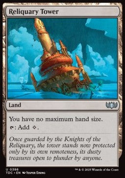 Reliquary Tower⁣ - Commander: Tarkir: Dragonstorm⁣ (Uncommon)⁣ [386]