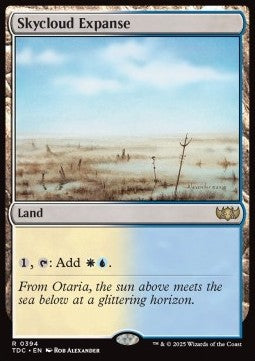 Skycloud Expanse⁣ - Commander: Tarkir: Dragonstorm⁣ (Rare)⁣ [394]