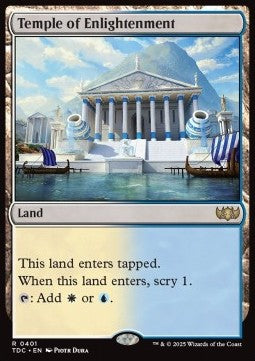 Temple of Enlightenment⁣ - Commander: Tarkir: Dragonstorm⁣ (Rare)⁣ [401]