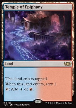 Temple of Epiphany⁣ - Commander: Tarkir: Dragonstorm⁣ (Rare)⁣ [402]